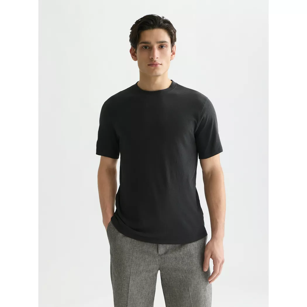 Scotch & Soda T-shirt à Manches Courtes 3 Crosses Linen Meteorite XL Homme