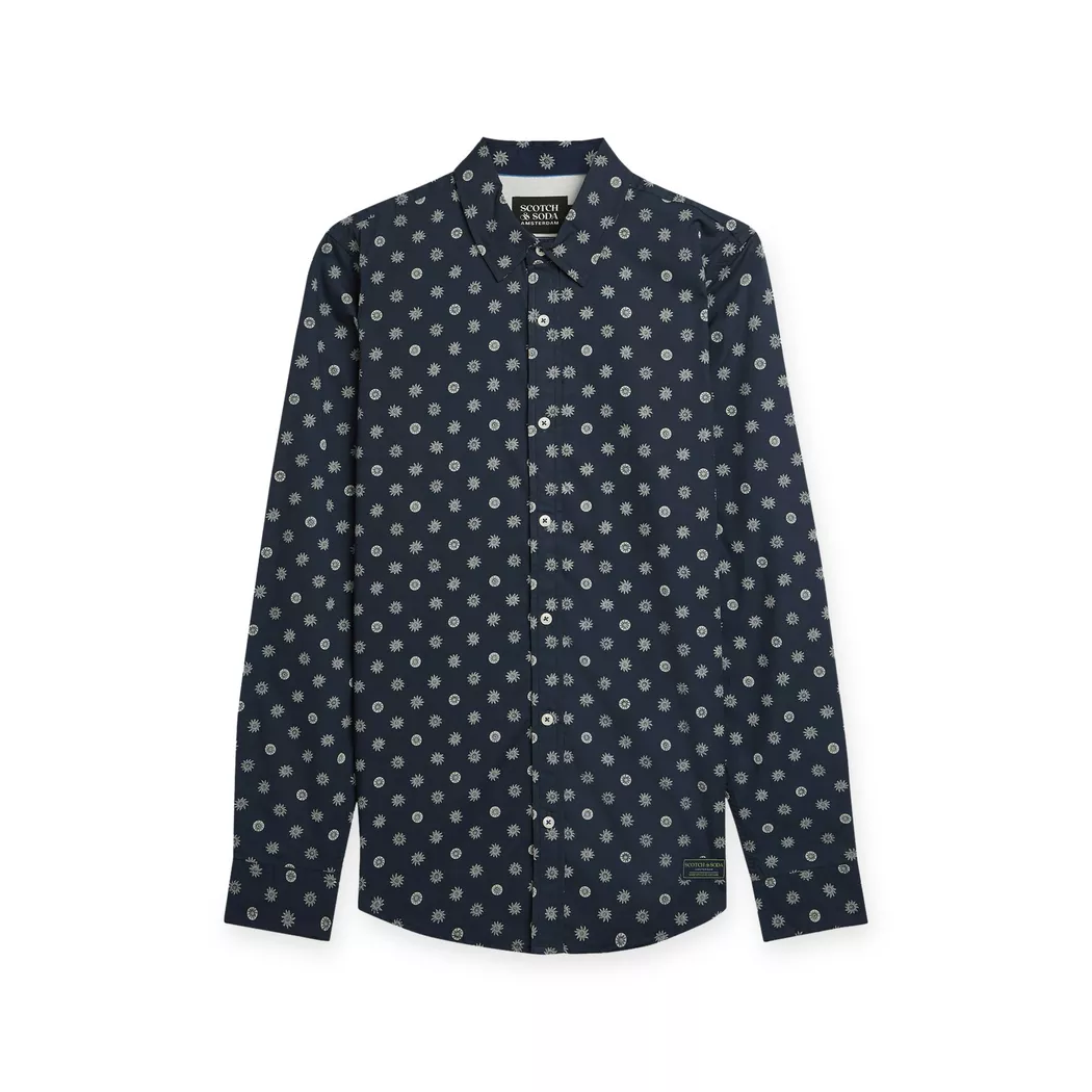 Scotch & Soda Chemise à Manches Longues 183058 Foulard XL Homme