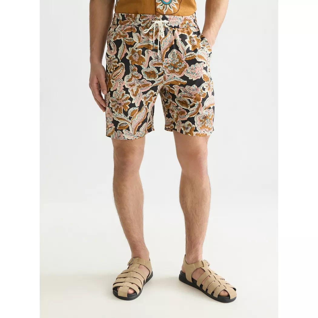 Scotch & Soda Short Fave Relaxed Fit Lucky Bandana Multi Meteorite L Homme 2