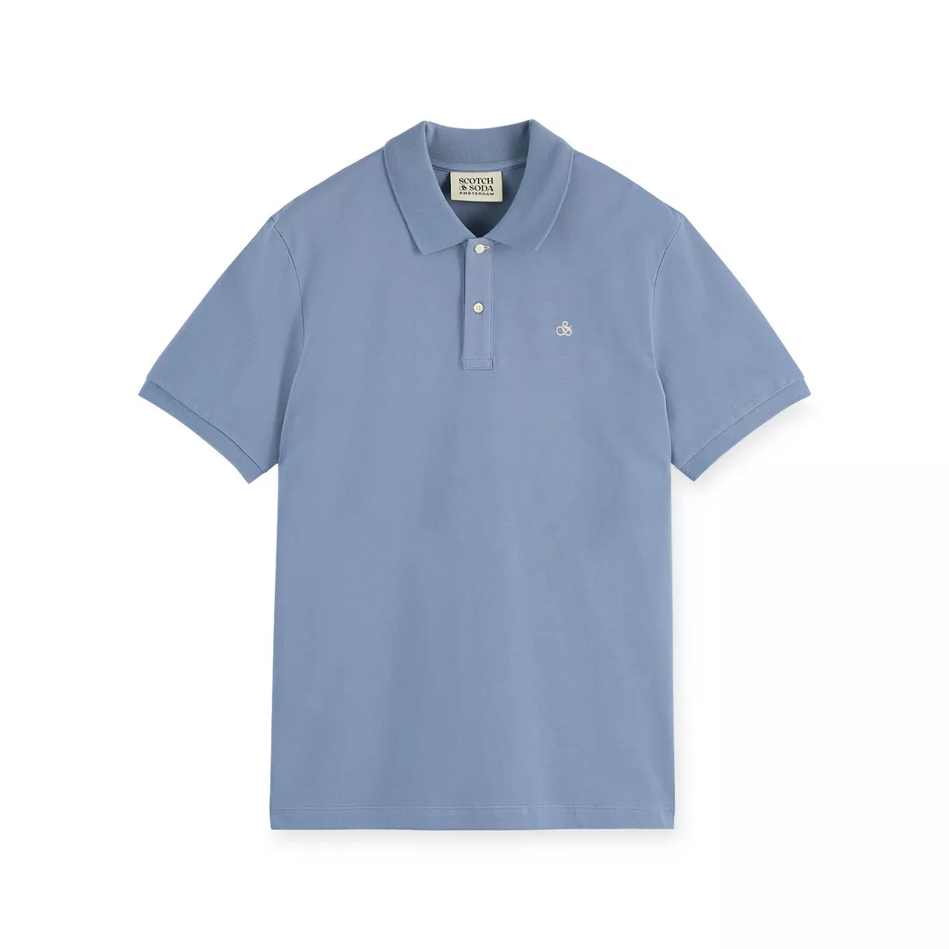 Scotch & Soda Polo à Manches Courtes Seasonal Core 184339 Infinity XL Homme