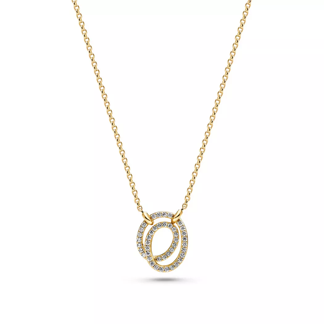 Sif Jakobs - Halskette, Spirale, 45cm, Goldfarben