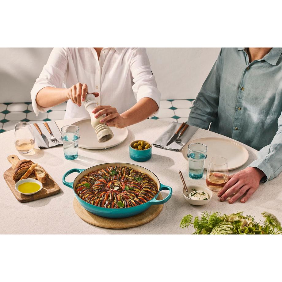 LE CREUSET Bräter tief Signature, Bleu Riviera 