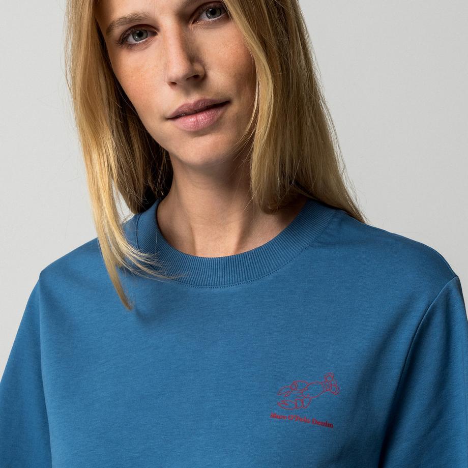 Marc O'Polo Denim T-shirt con stampa di sardine  