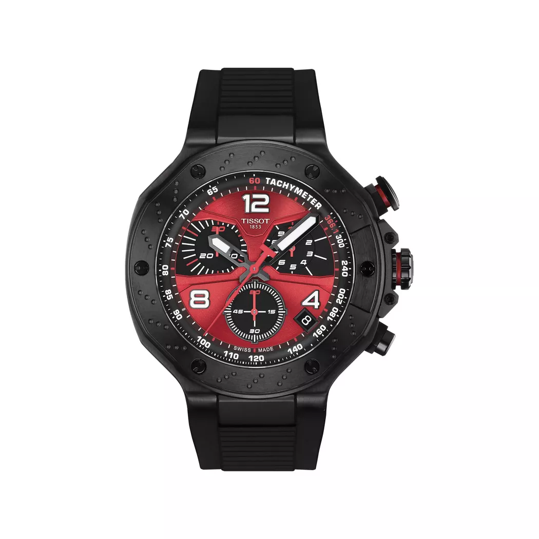 Tissot - Chronograph Uhr, T-Race, 45mm, Black
