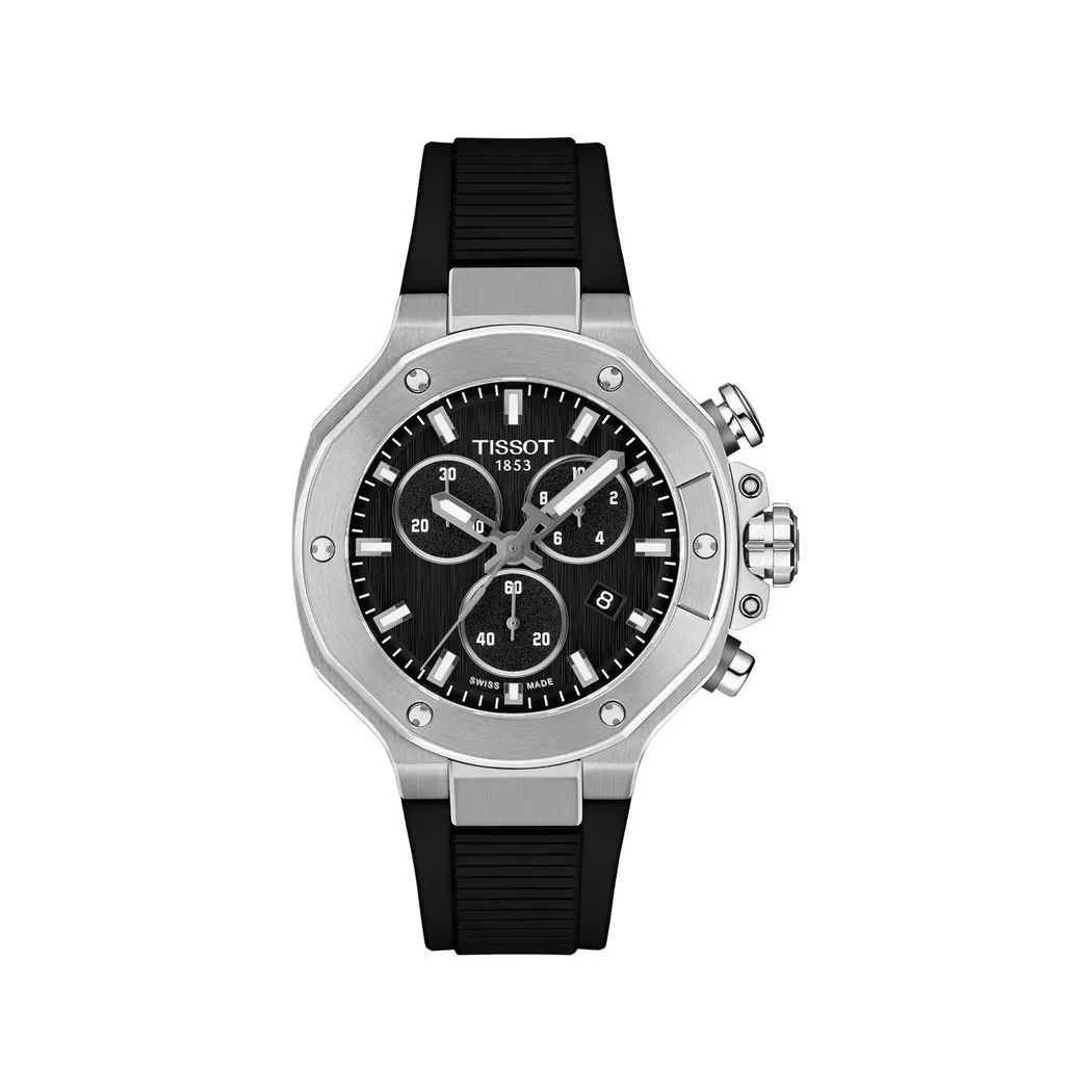 Tissot - Chronograph Uhr, T-Race, 38mm, Black