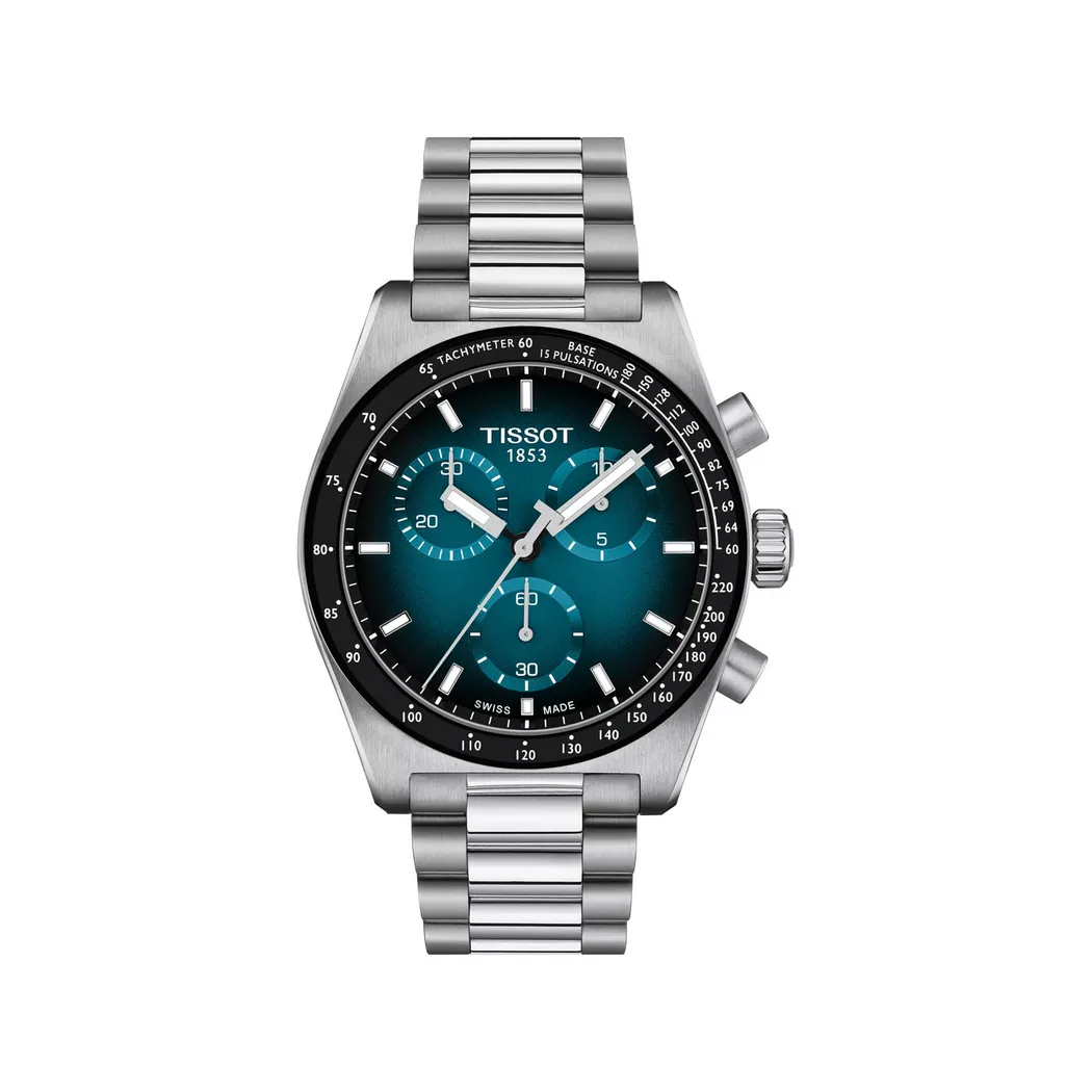 Tissot - Chronograph Uhr, Pr516, 40mm, Silber 3
