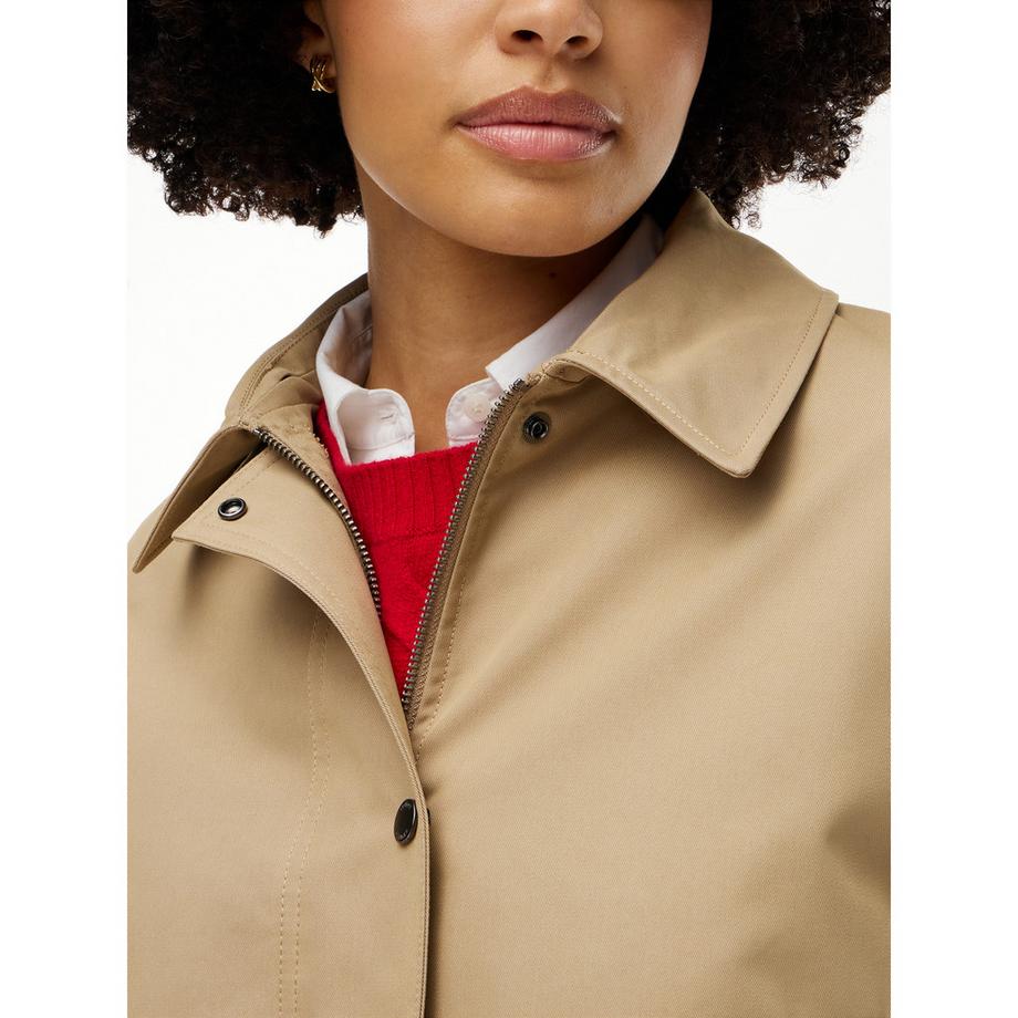 TOMMY HILFIGER Giacca con collo in pelliccia sintetica  