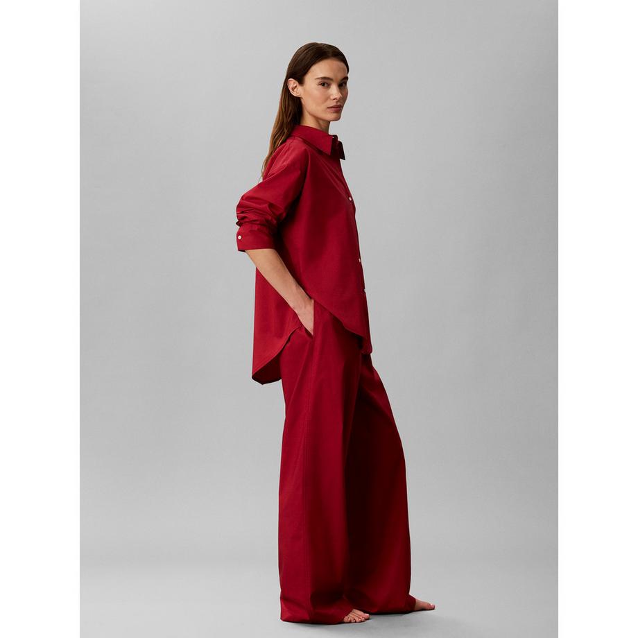 Calvin Klein Cotton Poplin Pyjama Oberteil  
