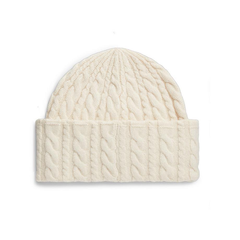 TOMMY HILFIGER Enamel Flag Cable Beanie  