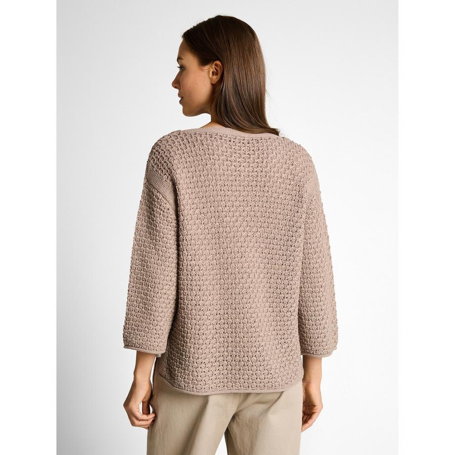 TOM TAILOR Maglione in maglia a maniche 3/4  