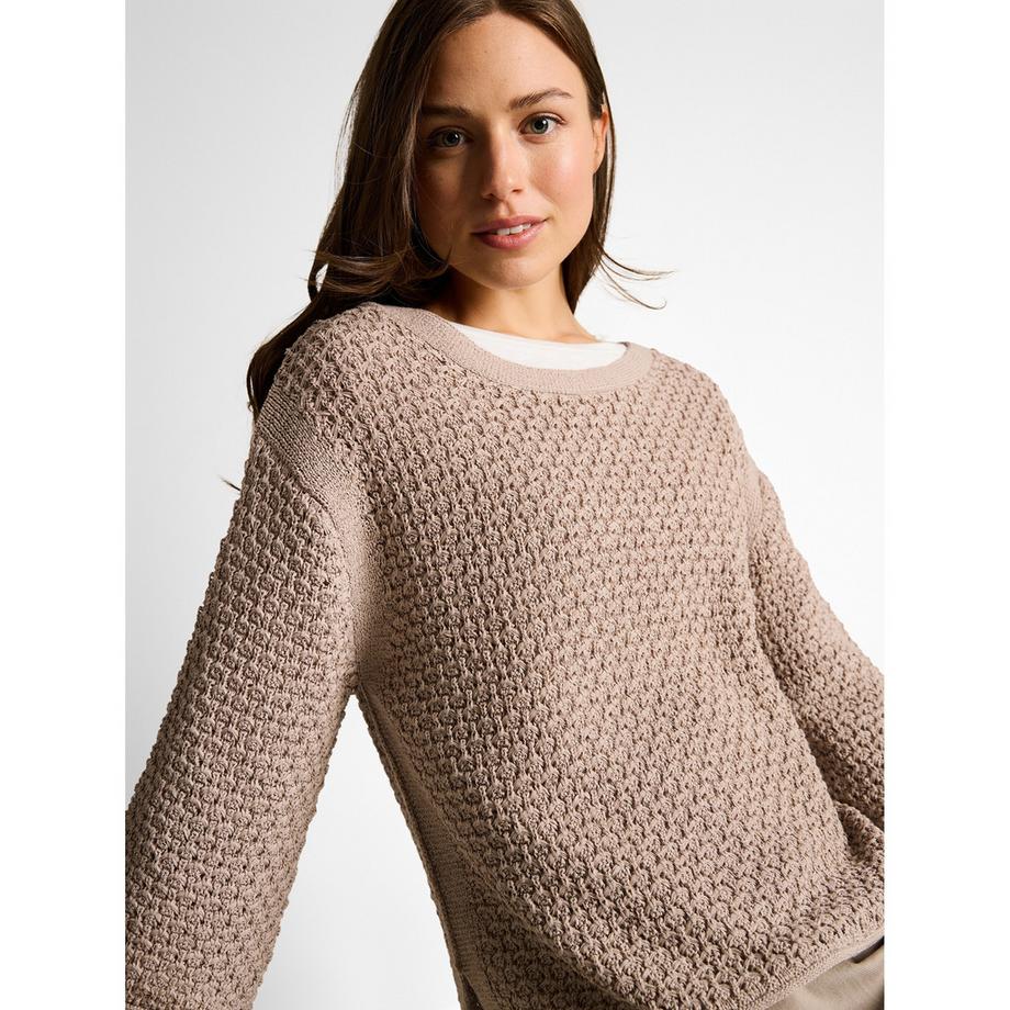 TOM TAILOR Maglione in maglia a maniche 3/4  