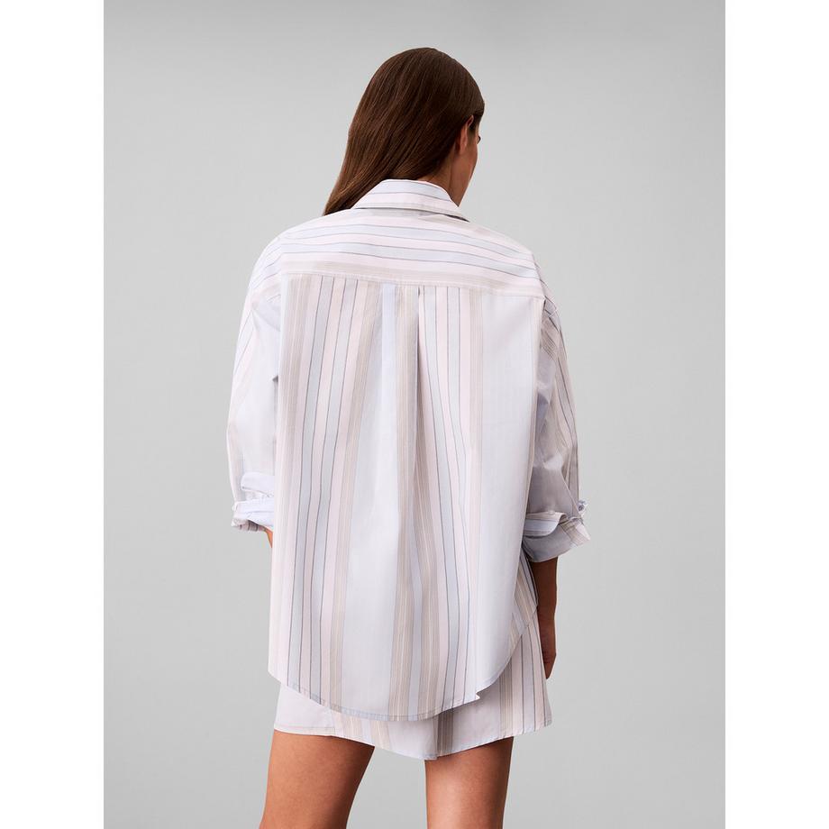 Calvin Klein Cotton Poplin Pyjama Oberteil  