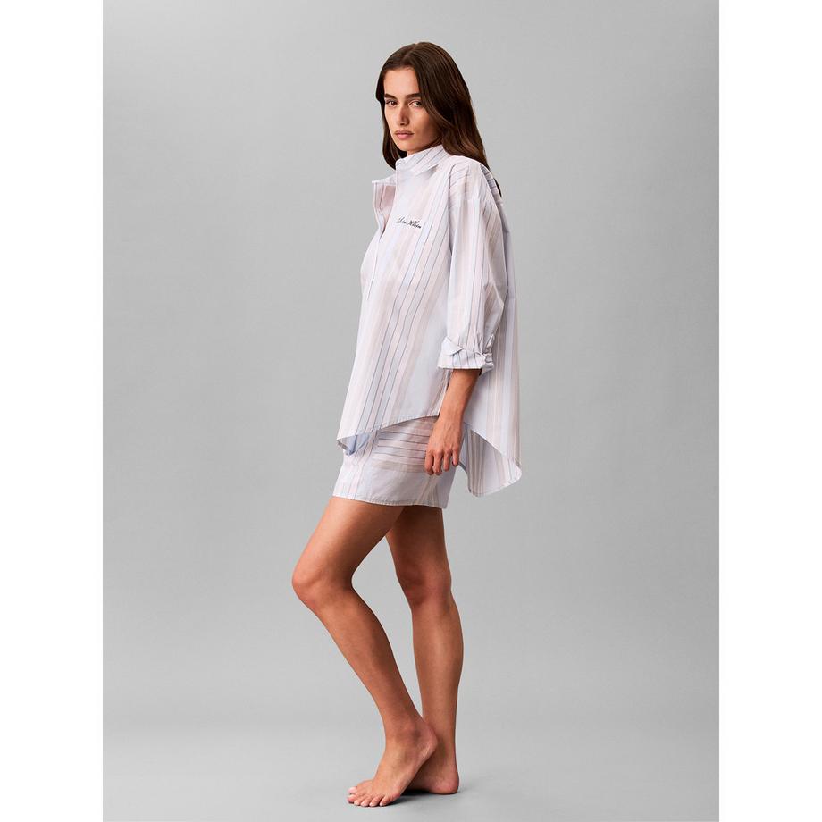 Calvin Klein Cotton Poplin Pyjama Oberteil  