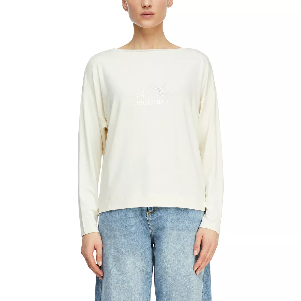 Comma - T-Shirt, für Damen, Weiss, Größe 44