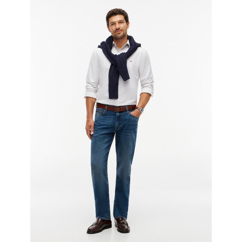 TOMMY HILFIGER Heritage Oxford Stripe Regular Fit Hemd  