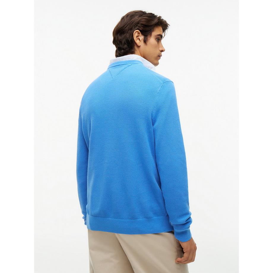 TOMMY HILFIGER Maglione girocollo con bandiera ricamata  