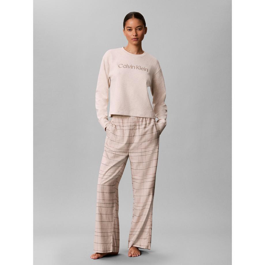Calvin Klein Flannel Sleep Pantalon de pyjama long  