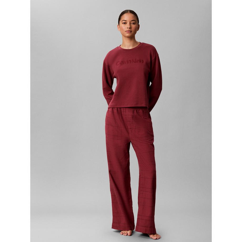 Calvin Klein Flannel Sleep Pantalon de pyjama long  
