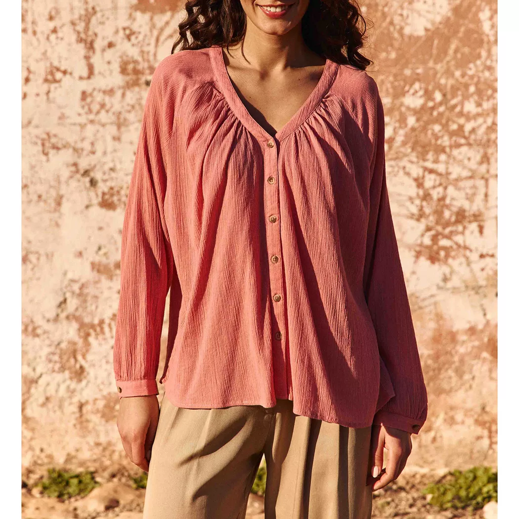 La Petite Etoile - Bluse, für Damen, Hellrot, Größe M