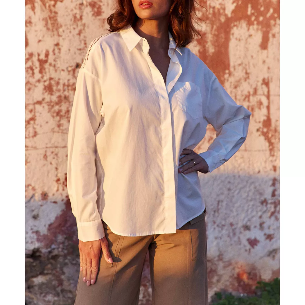 La Petite Etoile - Bluse, für Damen, Weiss, Größe S 4