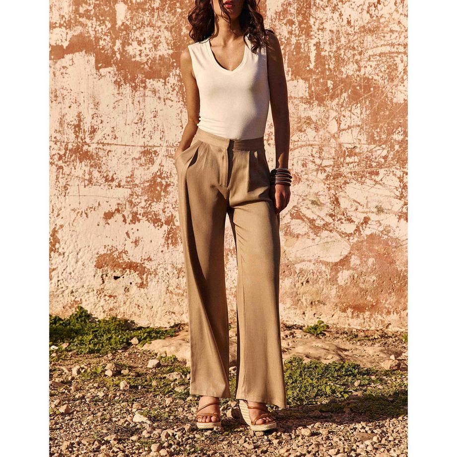 La Petite Etoile Top Cami Bordure Dentelle  