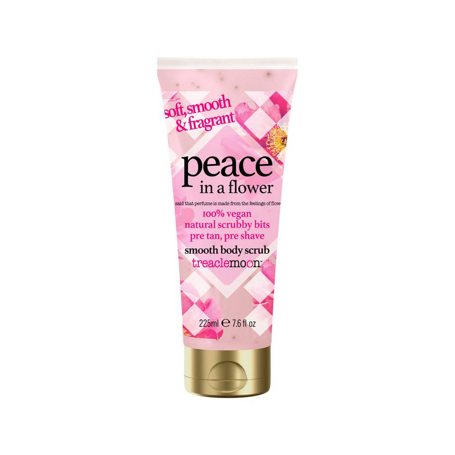 Peace in a flower body scrub