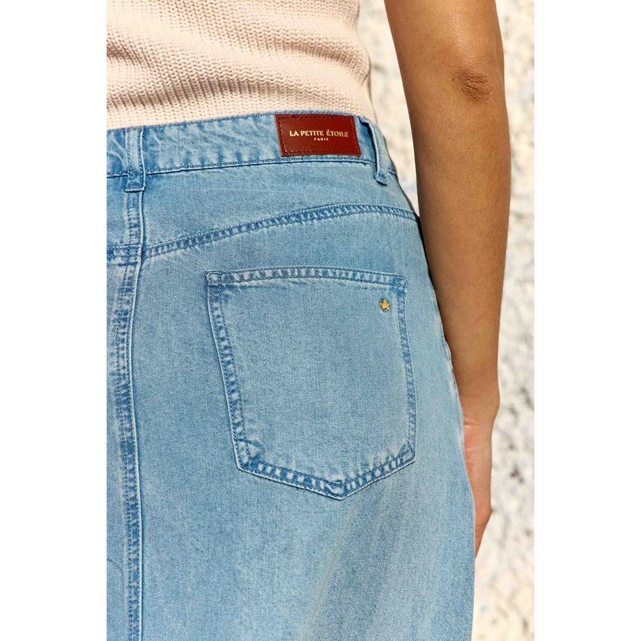 La Petite Etoile Midi Rock mit Frontschlitz  