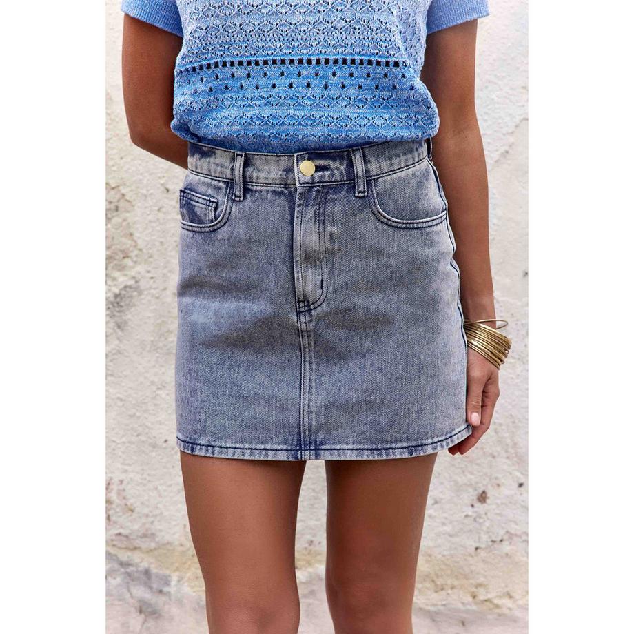 La Petite Etoile Jeans Minirock  