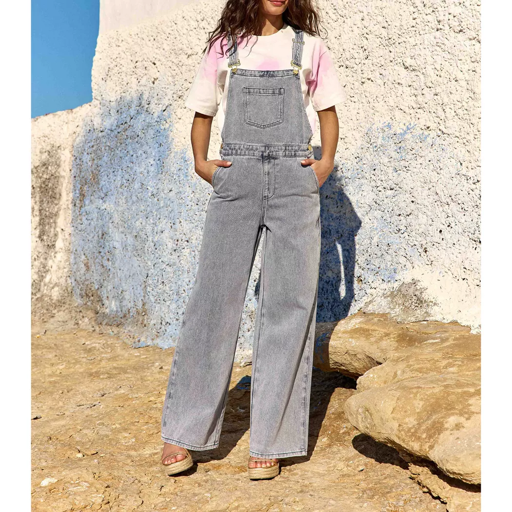 La Petite Etoile - Latzhose, für Damen, Blau, Größe 38