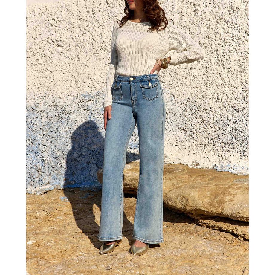 La Petite Etoile Langarm Rundhals Pullover  