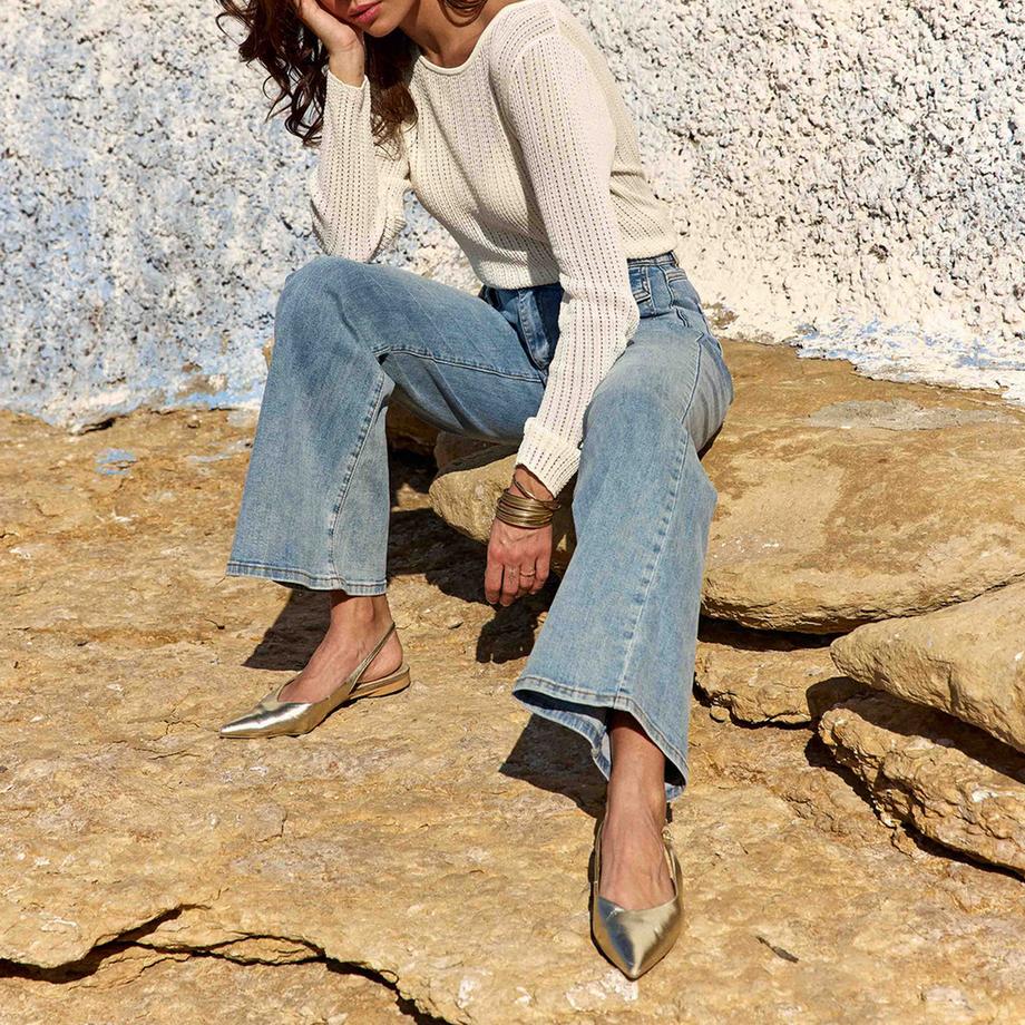 La Petite Etoile Langarm Rundhals Pullover  