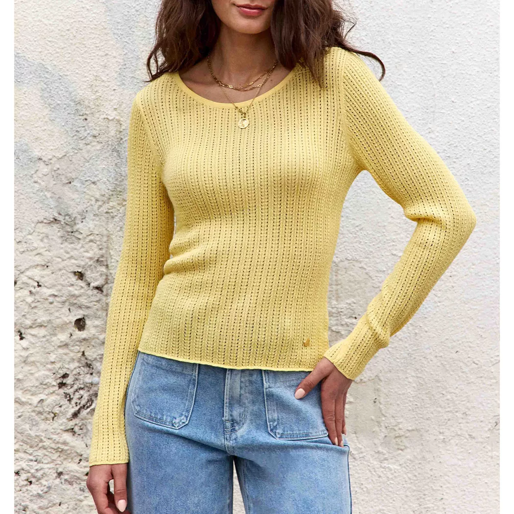 La Petite Etoile - Pullover, für Damen, Gelb, Größe M