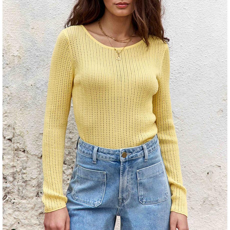 La Petite Etoile Langarm Rundhals Pullover  