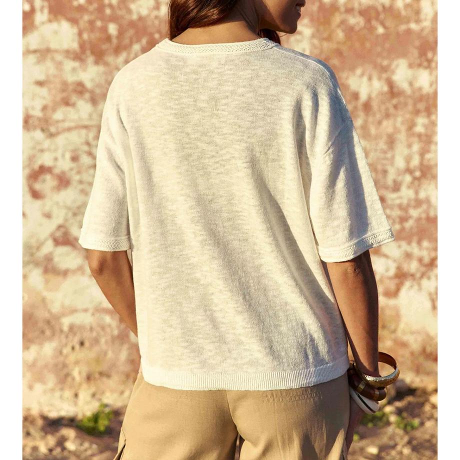 La Petite Etoile Kurzarm Pullover  