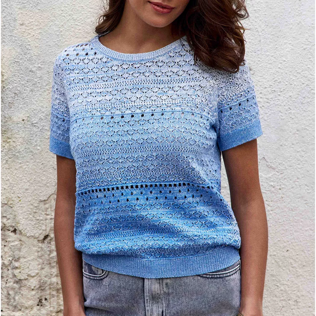La Petite Etoile - Pullover, für Damen, Blau, Größe M