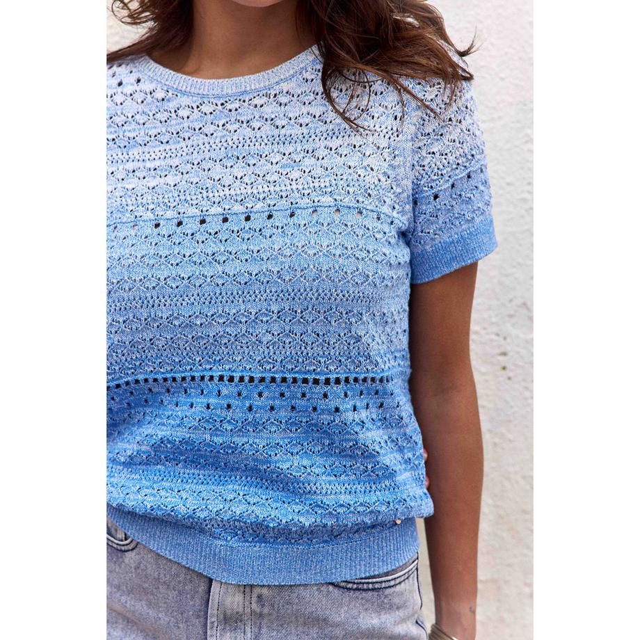 La Petite Etoile Pull en maille à manches courtes  