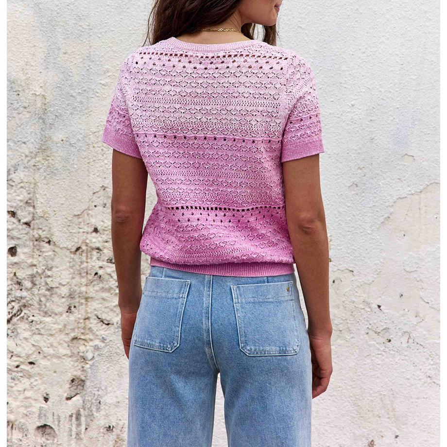 La Petite Etoile Kurzarm Strickpullover  