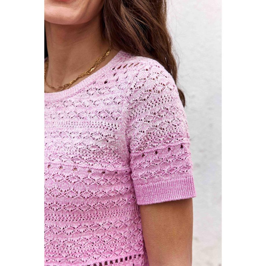 La Petite Etoile Kurzarm Strickpullover  