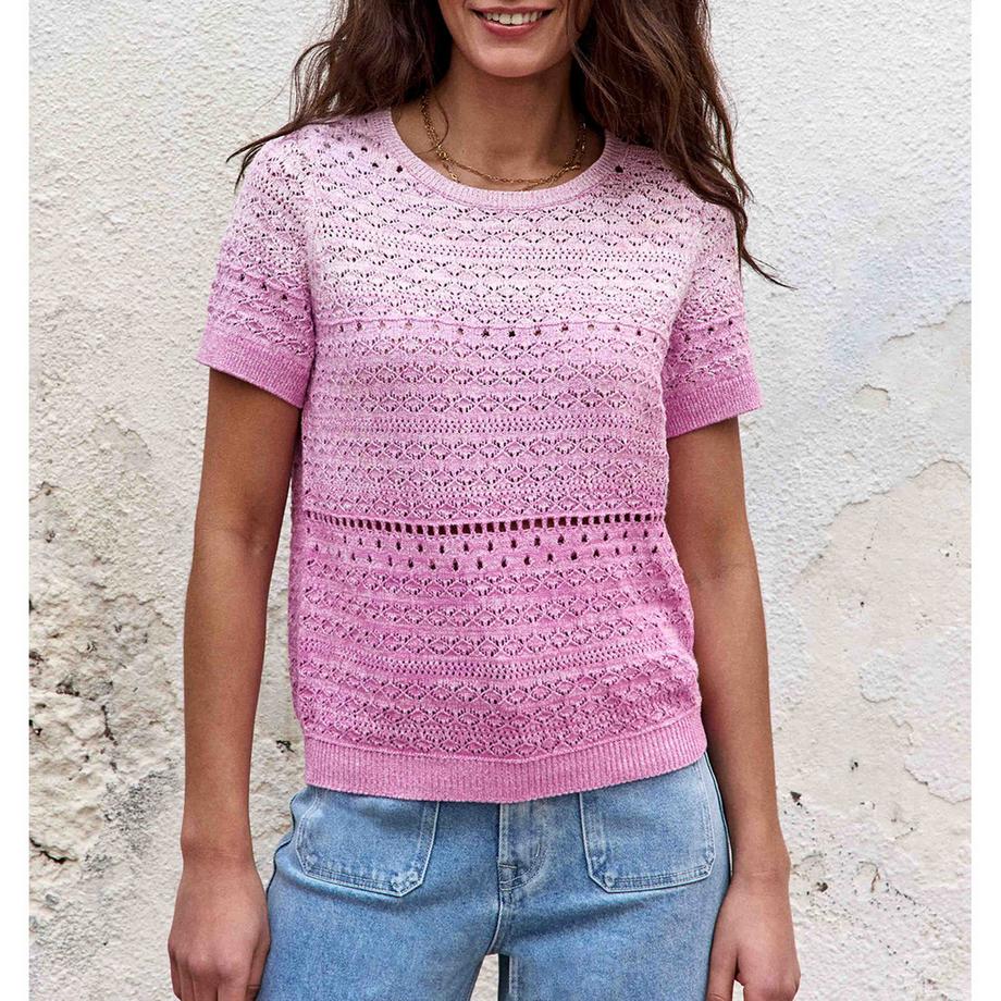 La Petite Etoile Kurzarm Strickpullover  