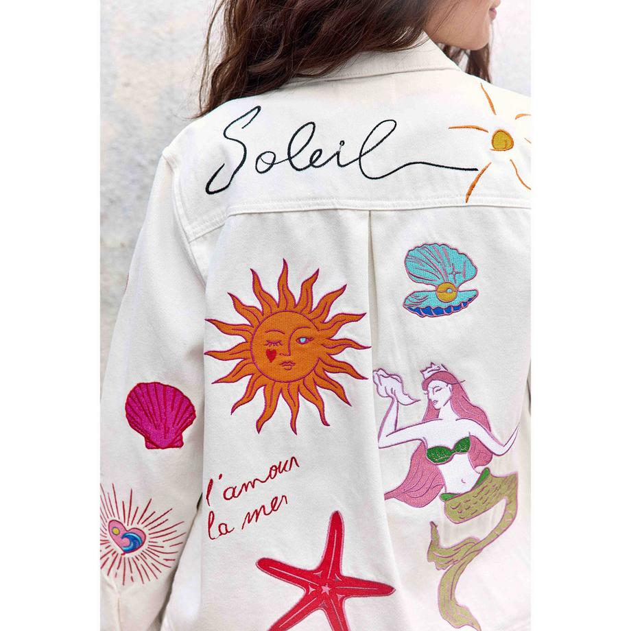 La Petite Etoile Bestickte Regular Fit Jacke  