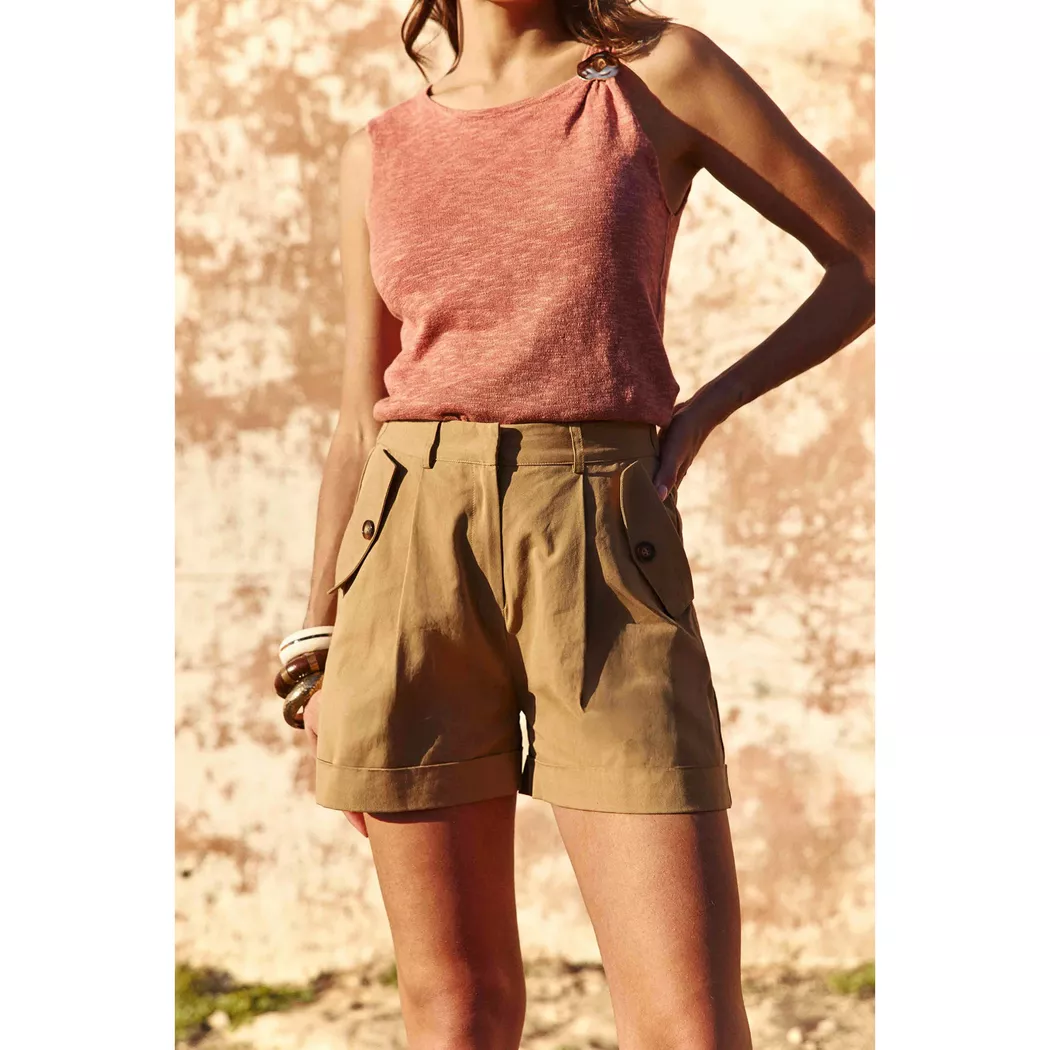 La Petite Etoile - Shorts, für Damen, Camel, Größe S