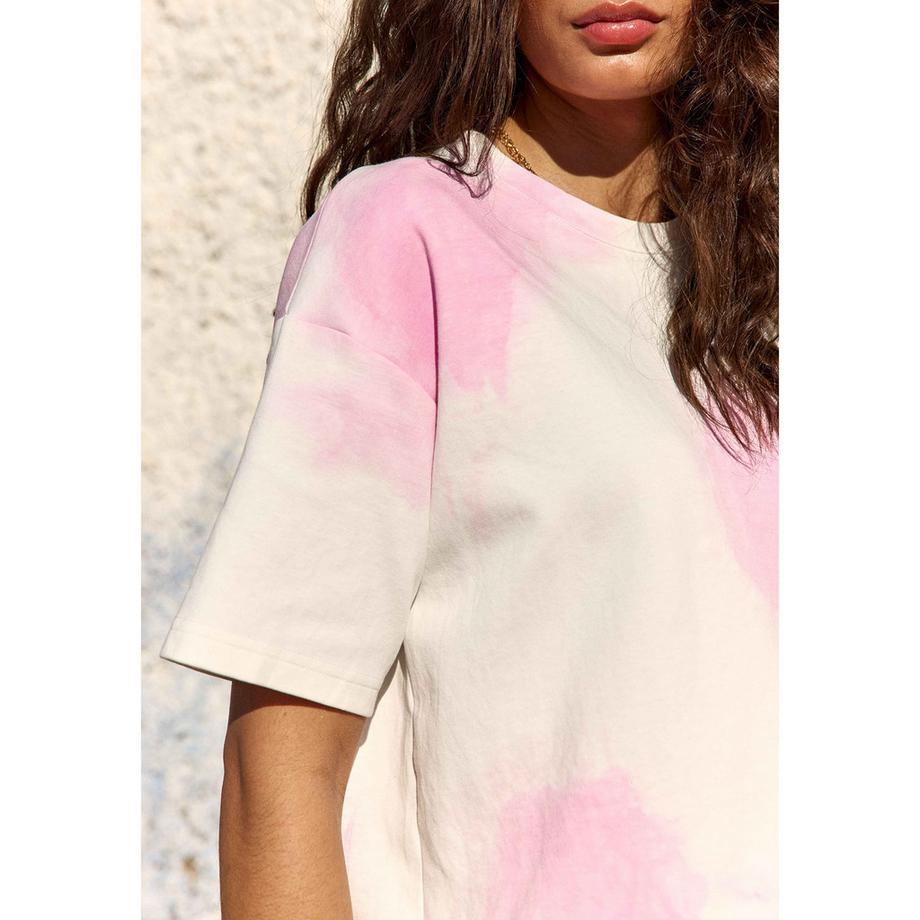 La Petite Etoile Tie-Dye Oversized Kurzarm T-Shirt  