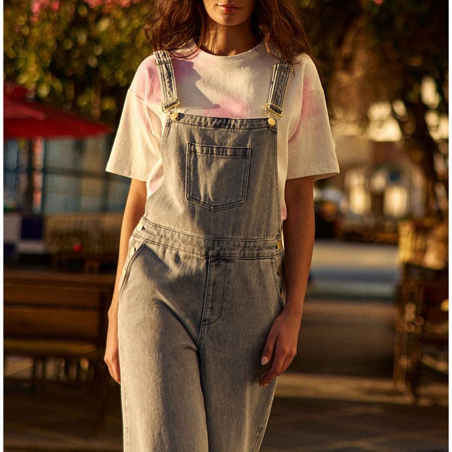 La Petite Etoile Tie-Dye Oversized Kurzarm T-Shirt  