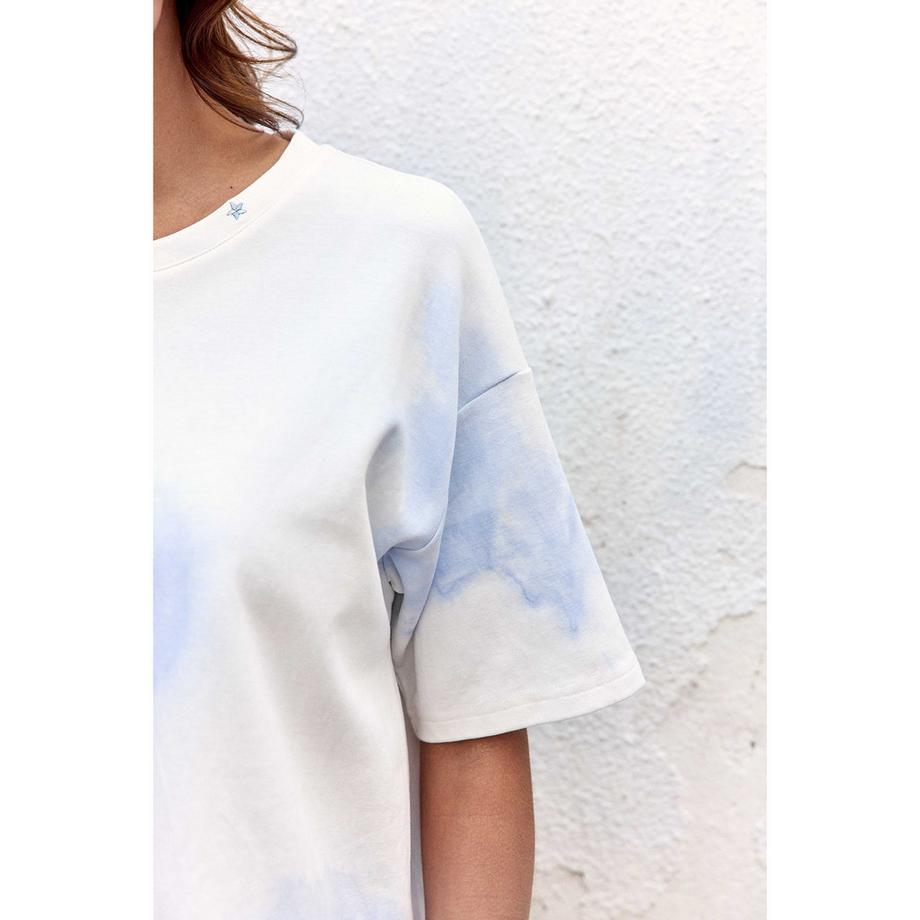 La Petite Etoile Tie-Dye Oversized Kurzarm T-Shirt  