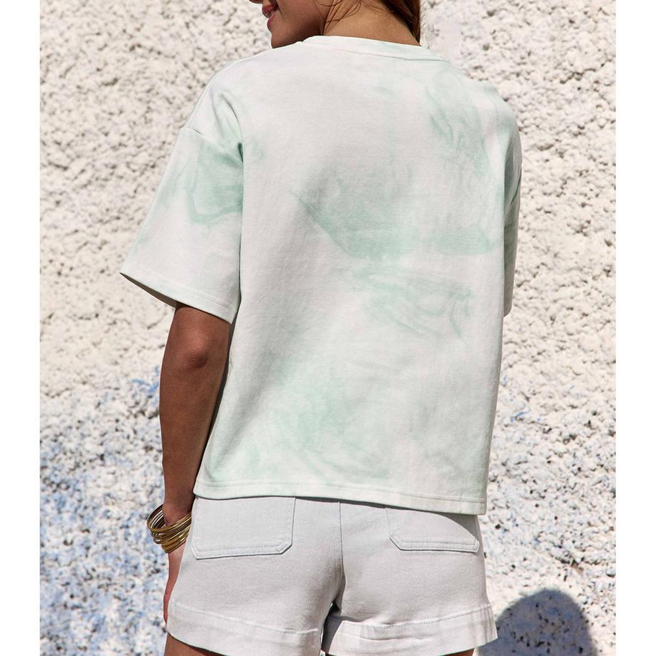 La Petite Etoile Tie-Dye Oversized Kurzarm T-Shirt  