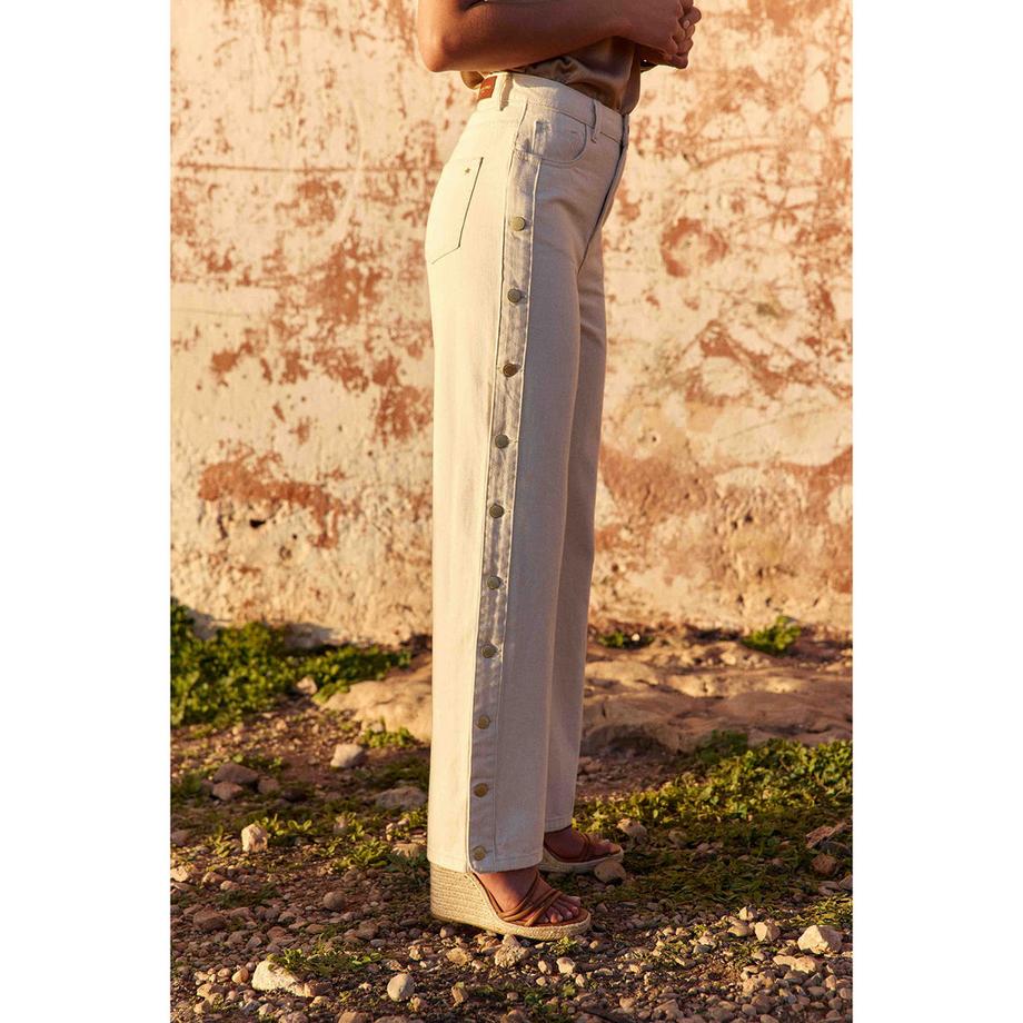 La Petite Etoile Weite High Rise Straight Fit Hose  