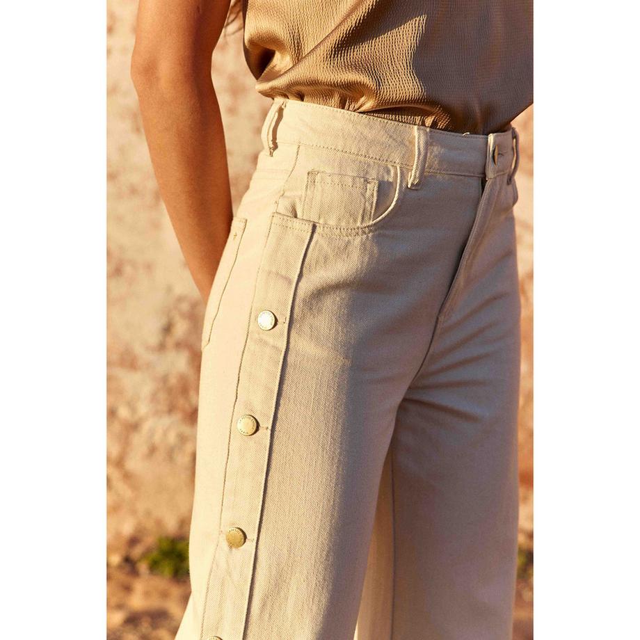 La Petite Etoile Weite High Rise Straight Fit Hose  