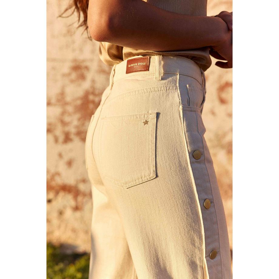 La Petite Etoile Weite High Rise Straight Fit Hose  