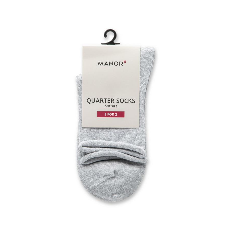 Manor Woman Quarter Lurex Sock  