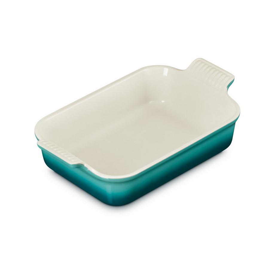 LE CREUSET Plat à gratin Tradition, Bleu Riviera 